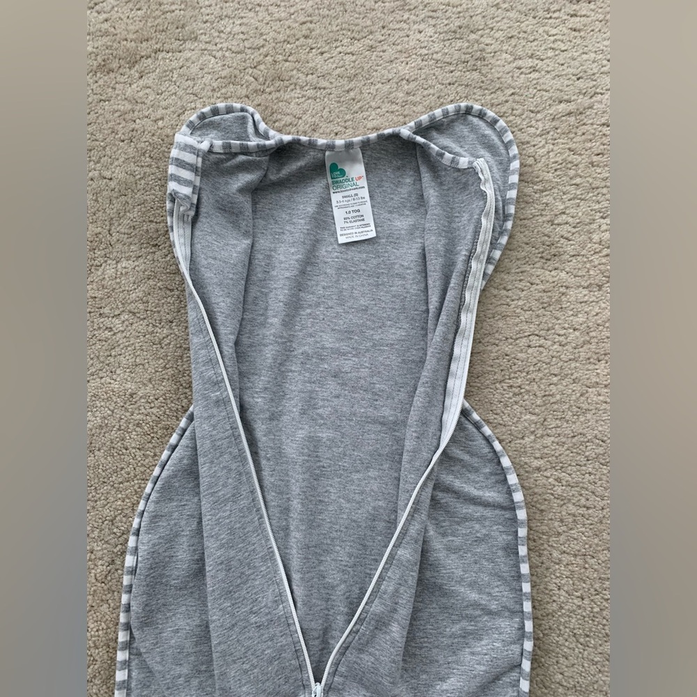 Love To Dream Gray Swaddle Up Size Small, 0-3 Months, 1.0 TOG - Picture 6 of 6